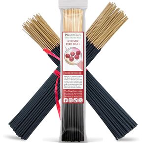 Atomic Fireball Exotic Incense Sticks 11 Inch - Bulk 1 Bundle 45 to 50 Sticks - Natural 11" Long Lasting Aroma That Burns for 45 to 60 Minutes.