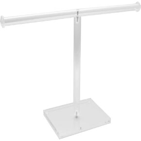 FixtureDisplays® 12" W x 10" H x 5" D Jewelry Display T-Bar Necklaces Bracelet Tape Ribbon Scrapbook Supply Organizer 19293