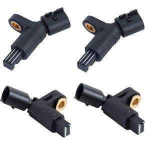 4PCS Front and Rear ABS Wheel Speed Sensor 1J0927807B ALS470 Compatible for 2000-2006 Audi TT/1998-2010 Volkswagen Beetle/1999-2006 Volkswagen Golf/1999-2005 Volkswagen Jetta