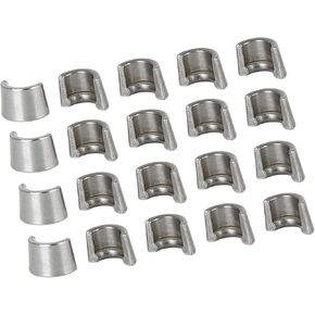 20pcs 8mm Valve Stem Diameter Hardened Valve Keeper Locks Steel Race Locks for GY6-125 Item Replacement
