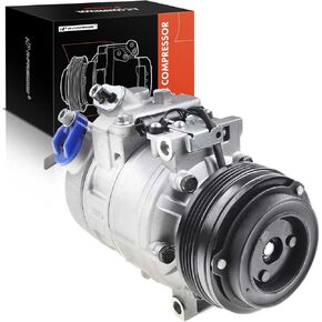 A-Premium Air Conditioner AC Compressor with Clutch Compatible with BMW 325Ci 325i 325xi 2003 330Ci 330i 330xi, X3 2004-2006