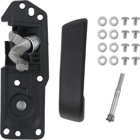طقم إصلاح مقبض الباب الداخلي APPERFiT (زوج) متوافق مع 2007-2014 Chevy Silverado GMC Sierra 1500/2500 HD / 3500 HD يستبدل 20833606 20871488 20833602 20871483