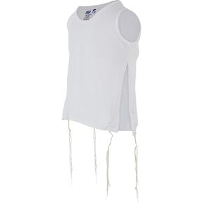 Zion Judaica Quality Boys Tzitzit Undershirt Kids Fine Cotton Certified Kosher T-Shirt Tzitzis Sweat Free Camp Talit Katan