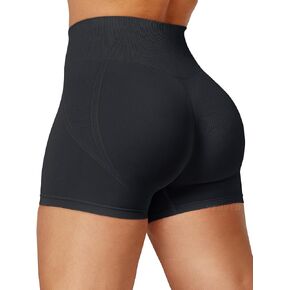 YEOREO Dora Seamless Scrunch Workout Shorts for Women High Waisted Butt Lifting Gym Yoga Biker Shorts in Kuwait