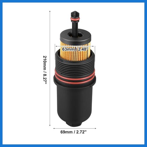 FT4Z6A832C زيت المحرك مبيت مرشح التدفق العالي غطاء تغليف لفورد F150 2015-2020 لفورد فيوجن 2017-2020 2.7L V6 اكسسوارات السيارات in Saudi Arabia