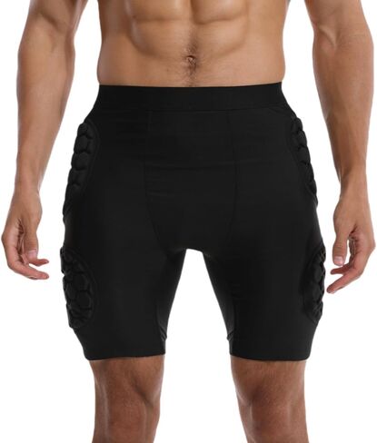 Basketball Padded Compression Shorts, Football Girdle with Hip, Thigh and Tailbone Protection Pads in Saudi Arabia