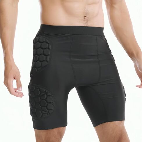 Basketball Padded Compression Shorts, Football Girdle with Hip, Thigh and Tailbone Protection Pads in Saudi Arabia