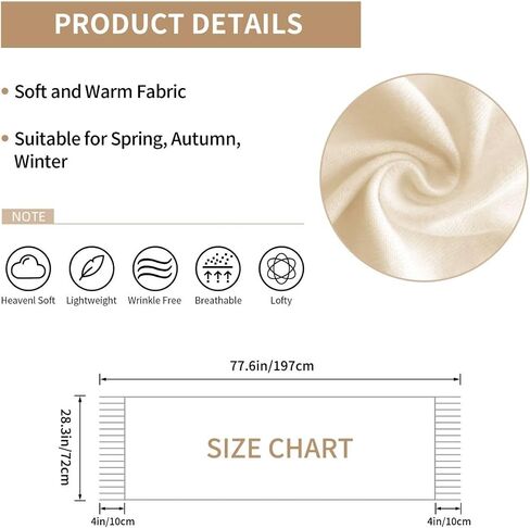 Custom Scarfs For Women Add Your Text Photo Logo, Custom Shawl For Christmas New Year Gifts Cashmere Scarf in Kuwait