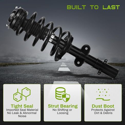 AUTOSAVER88 Front Rear Complete Struts Compatible with Chrysler Town & Country 2011-2016, Dodge Grand Caravan 2011-2019, Volkswagen Routan 3.6L 2011-2014,Quick Shock Absorbers Coil Spring Assembly Kit in Saudi Arabia