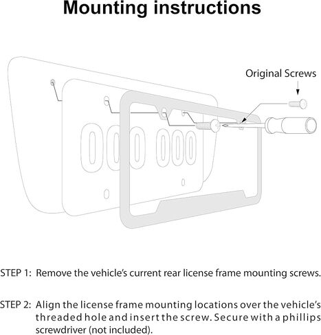 Jeep Wave License Plate Frame Quantity 1 Included (White Plastic) in Kuwait