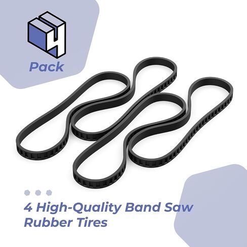 650721-00 Bandsaw Tires Replacement for D-ewalt Band Saw DWM120, Fit for D-ewalt Bandsaw Parts - 4 Pcs in Saudi Arabia