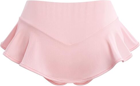 Women's Ruffle High Waisted Yoga Shorts Booty Hot Panties Butt Lifting Short Workout Gym Dance Shorts Clubwear in Kuwait