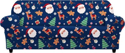 غطاء أريكة قابل للتمدد مخطط من بوهو، 4 قطع غطاء أريكة ناعم مع 3 أغطية وسائد منفصلة، ​​غطاء أريكة بني عتيق، أغطية أريكة قابلة للغسل وواقي أثاث لغرفة المعيشة in Kuwait