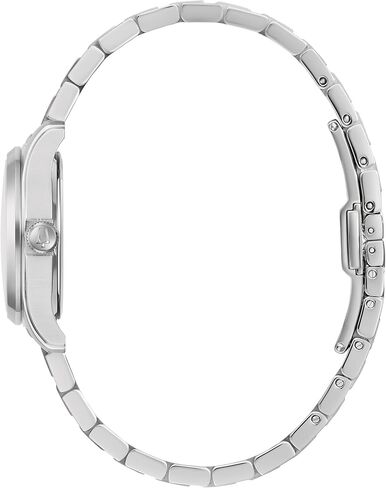 Bulova Ladies Classic Mini Wilton 3-Hand Quartz Silver Stainless Steel Watch, Day Date, 29mm in Kuwait