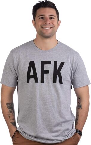 AFK | Away from Keyboard, Funny Video Gamer Gaming Player Men Women Joke T-Shirt in Kuwait