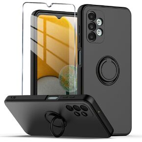 حافظة لهاتف Gabb Phone 3 Pro مع واقي شاشة من الزجاج المقسى، حافظة واقية للكاميرا مغطاة بالكامل من السيليكون السائل الناعم، بطانة من الألياف الناعمة للحماية من الصدمات (سماوي)