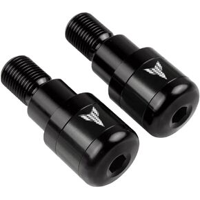 أطراف مقود Yamaha العالمي 22 مم 7/8 بوصة - أطراف مقابض الدراجات النارية لـ Yamaha MT-01 MT-03 MT-07 MT-09 MT-10 MT-125 2000-2022 (أسود) in Kuwait
