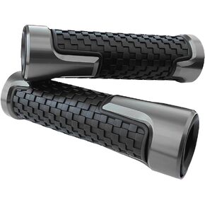 Motorcycle Grips Pro Taper Grips 7/8" 22mm Racing CNC Aluminum & Soft Rubber Handlebar Motorcycle Handlebar Grips Dirtbike Grips ATV Grips for Most Motorcycle