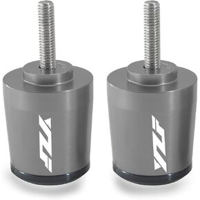 LANQIAN Universal Handlebar Grip End Cap Fit for Yamaha YZF R1 2015-2021 YZF R1M 2015-2021 YZF R6 2017-2020