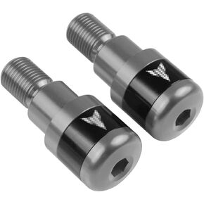 أطراف مقود Yamaha العالمي 22 مم 7/8 بوصة - أطراف مقابض الدراجات النارية لـ Yamaha MT-01 MT-03 MT-07 MT-09 MT-10 MT-125 2000-2022 (أسود)