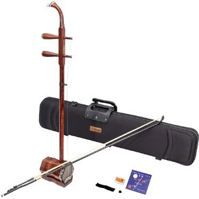 MI&VI Red Rosewood Erhu kit Chinese 2-string Violin Fiddle Musical Instrument - By MIVI Music