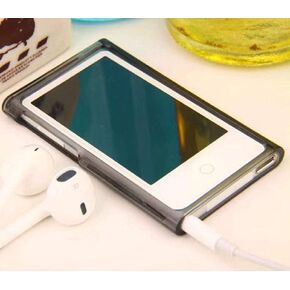 for New iPod Nano 7 8 Case, Crystal Clear Transparent Full Hard Cover Case for Apple iPod Nano 7 7th Gen 8 8th Generation (Blue)