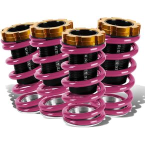 DNA Motoring COIL-HC88-T33-WH طقم كم كويلوفر التعليق [لـ 88-01 Honda Civic Del Sol CRX Acura Integra] in Kuwait