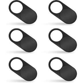 imluckies 6 Pack Webcam Cover Slide, 0.023 inch Ultra-Thin Metal Camera Cover for Laptop, MacBook Pro, MacBook Air, iPad Pro, iMac, Computer, PC, Privacy Covers
