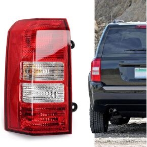 FIONE - for Jeep Patriot Taillight Assembly 2008-2017 Stop Indicator Light Brake Rare Lamp Replacement Left Driver Side LH 5160365AG
