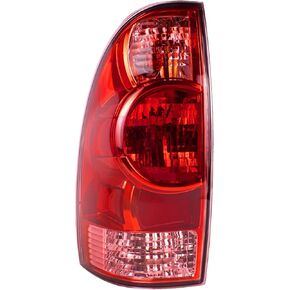 Boine Tail Light Compatible With 2005-2015 Toyota Tacoma Pickup Driver and Passenger Side Rear Brake Lamp Tail Light Bulb and Harness Included
