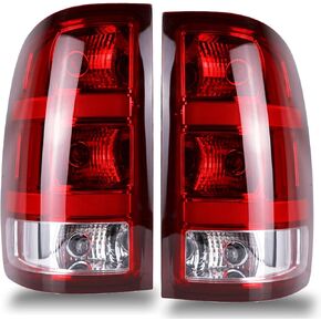مصباح خلفي Nakuuly متوافق مع 2007-2014 GMC Sierra 1500 2500HD 3500HD الجانب الأيمن للركاب الضوء الخلفي مجموعة إشارة الفرامل مع لمبة # 25958485 GM2801208 in Kuwait