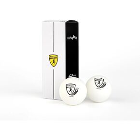Killerspin 4-Star 40+ Ping Pong Balls, New Standard ABS Plastic 40mm Table Tennis Balls, ITTF Quality (3 White Ball-Pack)