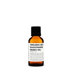100% Organic Sea Buckthorn Oil 1 fl oz - Cold-Pressed 50:1 - Rich in Omega-7 and Beta-Carotene - Straight from Farm - Non-GMO - No Additives or Preservatives - Recyclable Glass Bottle