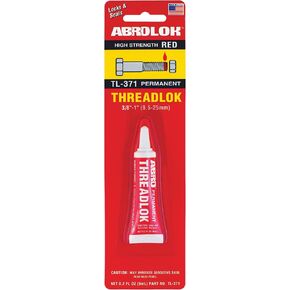 ABRO Threadlok Medium Strength Blue Removable, Versatile Thread Locker Sealant, Temperature-Resistant, Removable Thread Locker for Metal Fasteners, Long-Lasting Bond, Threadlocker Blue