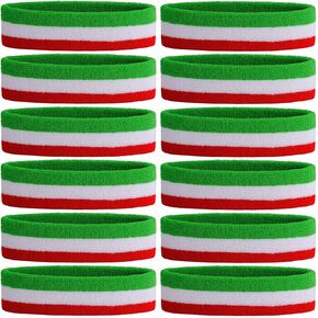 ONUPGO Sweatband Headbands for Men & Women -3PCS/12PCS Sports Headbands Moisture Wicking Athletic Cotton Terry Cloth Head Band in Kuwait