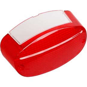 NTHREEAUTO Red Tail Light Lens Cover Rear Taillights Lenses Compatible with Kawasaki Vulcan 500 1996-2009, Brute Force 650 2006-2013, Brute Force 750 2005-2011, Eliminator