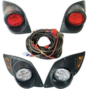 Golf Cart Compatible Yamaha LED Light Kit With LED Taillights Fits Yamaha G29 Drive 2007+