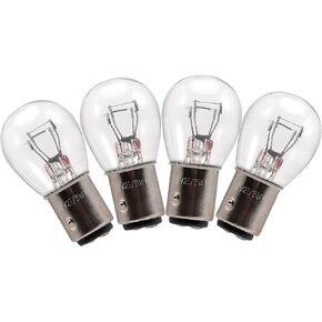 GOOFIT 12v 5w 21w/5w Tail Brake Light Bulb for Moped Scooter ATV Quad Go Kart Dirt Bike(Pack of 4)