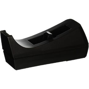 Business Source 32954 Tape Dispenser, Holds 1/2-Inch -3/4-Inch x36 Yds, 1-Inch Core, Black