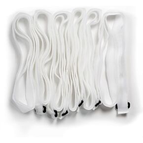 حزام شد شبكي رياضي ترادفي - يزيد من شد شبكة الكرة الطائرة - 6 أشرطة شد شبكة الكرة الطائرة - أبيض - يتضمن 6 أشرطة in Kuwait