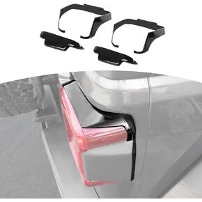 RT-TCZ for Wrangler JL Rear Taillights Trim Frame Compatible with Jeep Wrangler JL JLU 2018-2022 Black Exterior Accessories 4pcs