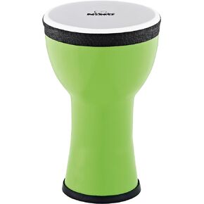 Kids' Djembe, 100% Synthetic Pre-Tuned, Compact Size-NOT Made in China-Blue Berry Finish, for Classroom Music or Playing at Home, 2-Year Warranty (NINO-EMDJ-BB)