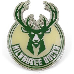 Aminco NBA Milwaukee Bucks Team Logo Pin, Green
