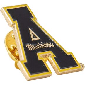 Appalachian State University Lapel Pins Mountaineers App State University College Logo Enamel Made of Metal (Pin A)