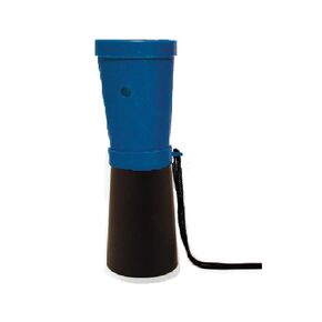 Storus SuperHorn Breath Powered Horn Noise Maker for Safety, Boating, Camping, Hiking, Sports, Parties, Rallies, Compact + Lightweight - Blue + Black