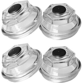 Oil Bath Dust Caps, K71-704-00,Compatible with Dexter 9k-10K 8-415 430 General Duty Axles Built After July 2009, for Dexter 9K 10K 3.5" Threads Trailer Axle Plastic Cover 21-88 Oil Caps,4PCS
