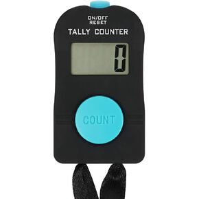 TopTie Electronic Hand Tally Counter, Digital Golf/Fish/People Number Counter Clicker with Lanyard