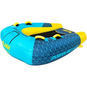 Airhead Slash II | 1-2 Rider Towable Tube for Boating, Multi (AHSL-32), 2 Rider