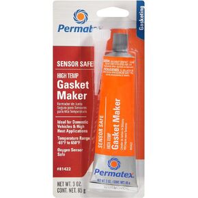 Permatex 81422-12PK Sensor-Safe High-Temp RTV Silicone Gasket Maker, 3 oz. (Pack of 12)