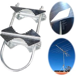 U الترباس دعامة تثبيت مشبك ل Starlink طبق القطب جبل قابل للتعديل سارية العلم محول ، هام هوائي صاري الأنابيب تركيب أطقم ، 1 قطعة تجربة أ in Kuwait